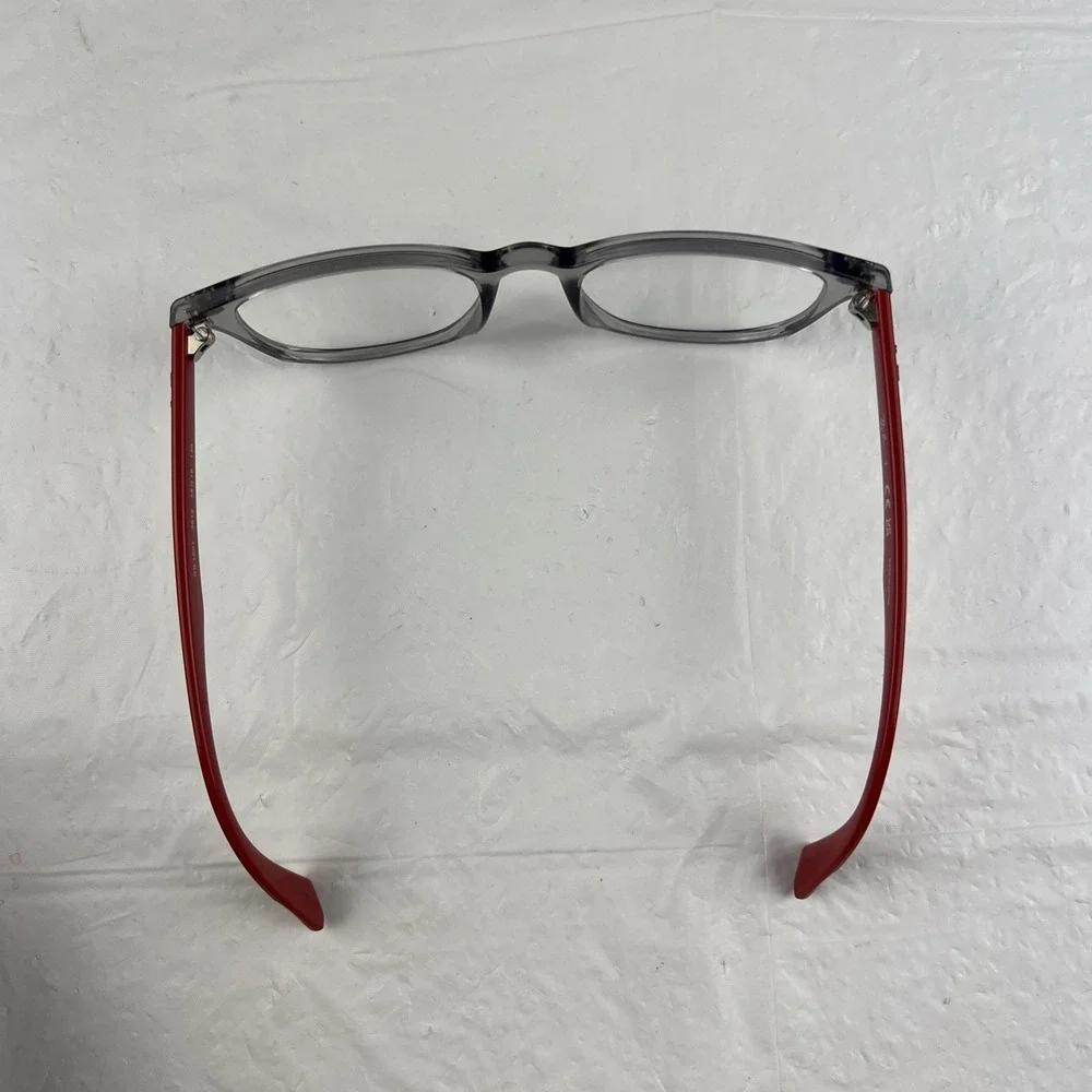 Ray-Ban Eyeglasses Kids RB1601 3812 Red Gray Crystal 48-18-130 Frames Only EUC